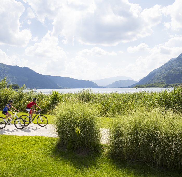 Radfahren am Ossiacher See